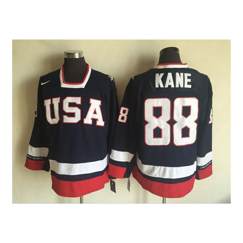 Cheap Patrick Kane Olympic USA Jersey From China Throwback #88