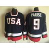 Cheap Zach Parise Olympic USA Jersey From China Throwback #9