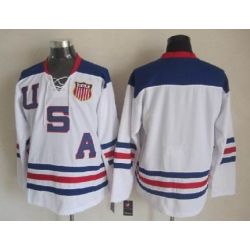 Cheap Olympic USA Jersey From China Blank Throwback