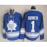 Cheap Johnny Bower Maple Leafs Jersey From China Throwback #1