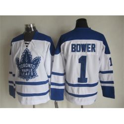 Cheap Johnny Bower Maple Leafs Jersey From China Throwback #1