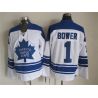 Cheap Johnny Bower Maple Leafs Jersey From China Throwback #1