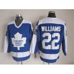 Cheap Dick Williams Maple Leafs Jersey From China Throwback #22