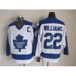 Cheap Dick Williams Maple Leafs Jersey From China Throwback #22