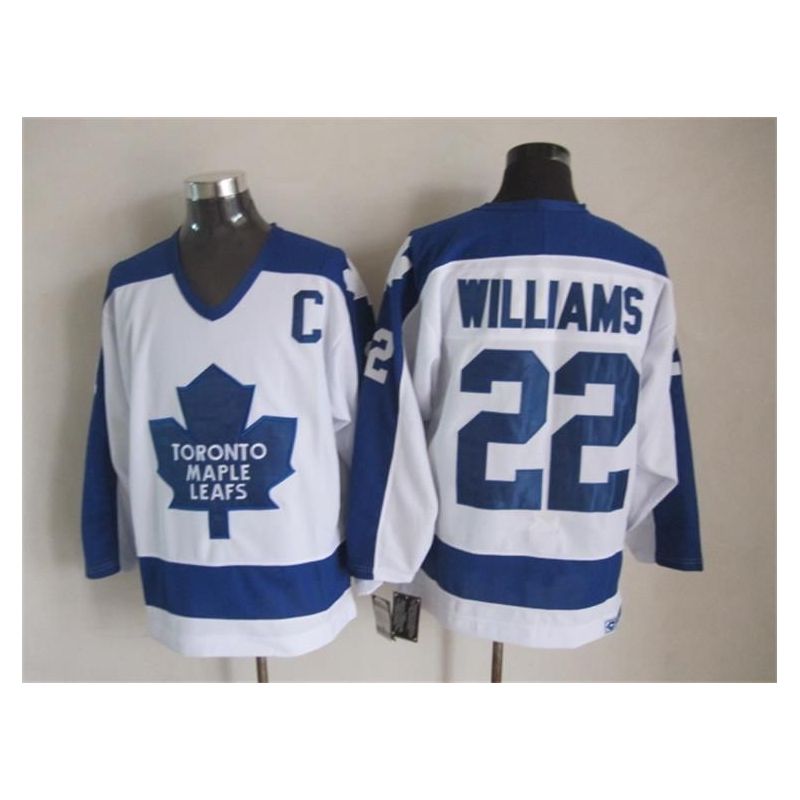 Cheap Dick Williams Maple Leafs Jersey From China Throwback #22