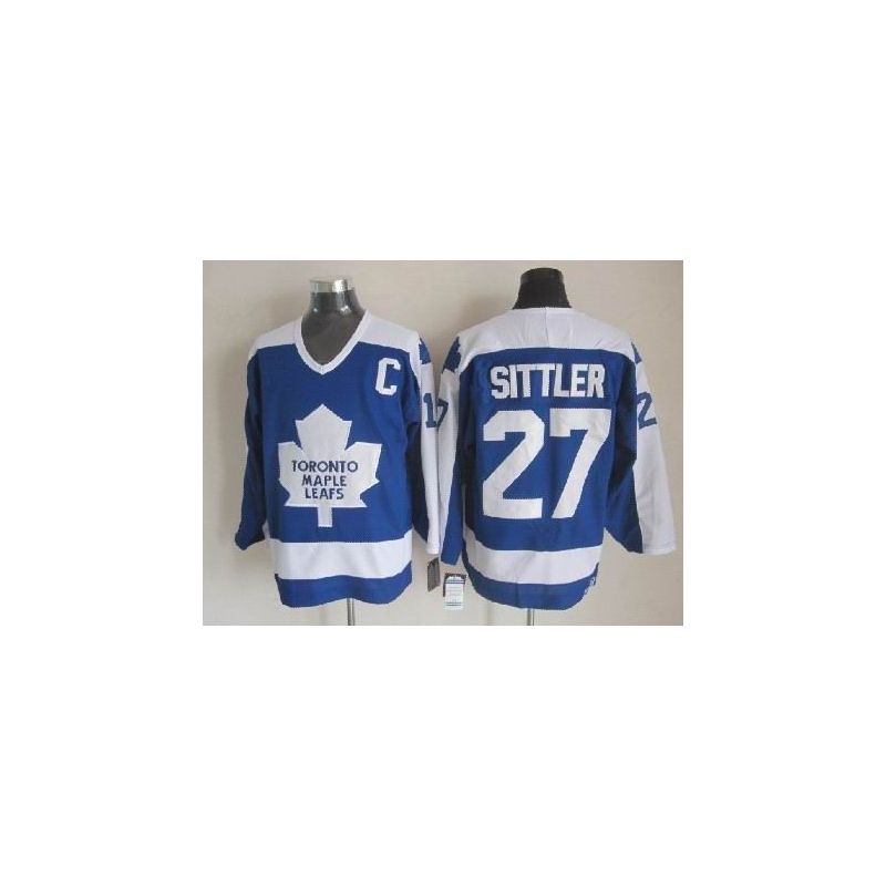 Cheap Darryl Sittler Maple Leafs Jersey From China Throwback #27