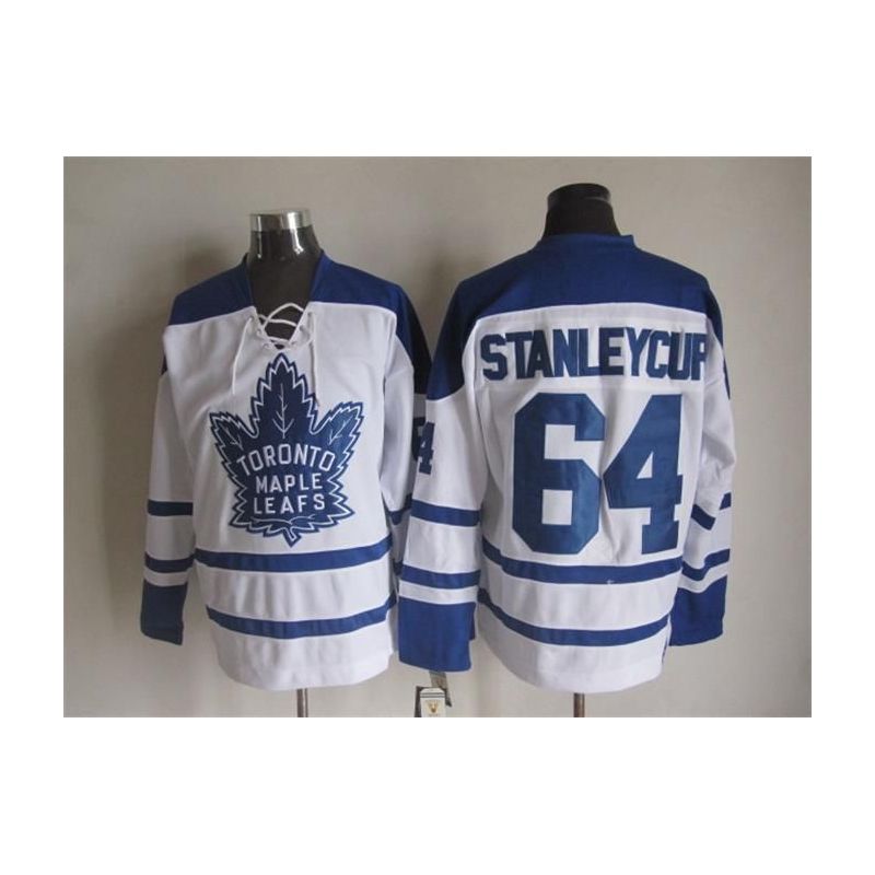 Cheap STANLEYCUP Maple Leafs Jersey From China Throwback #64