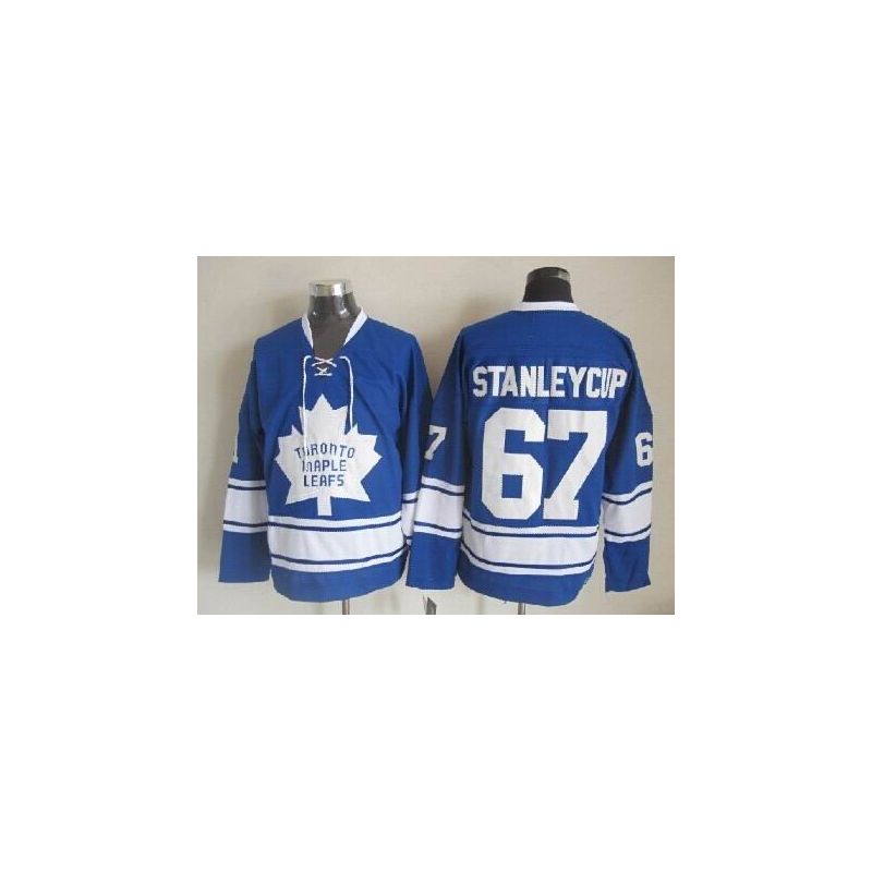 Cheap StanleyCup Maple Leafs Jersey From China Throwback #67