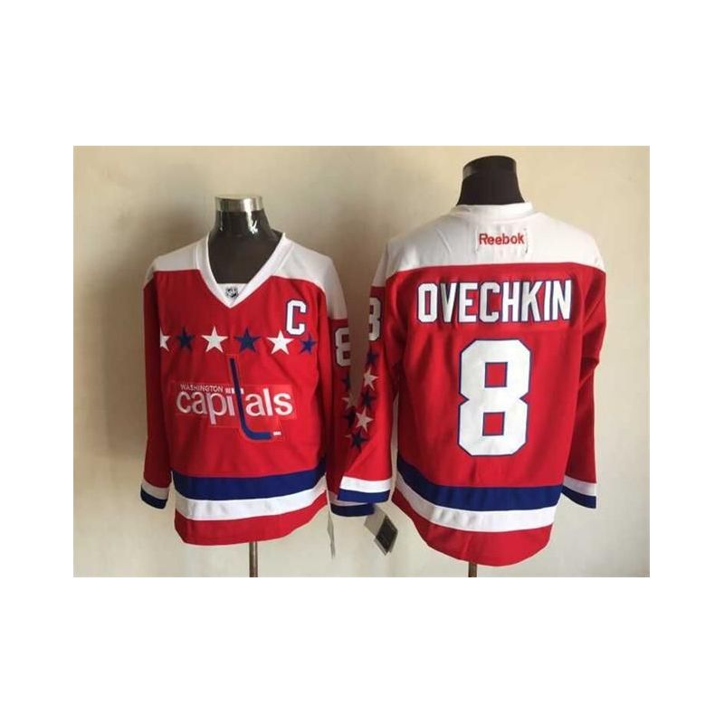 Cheap Alex Ovechkin Capitals Jersey From China Throwback #8