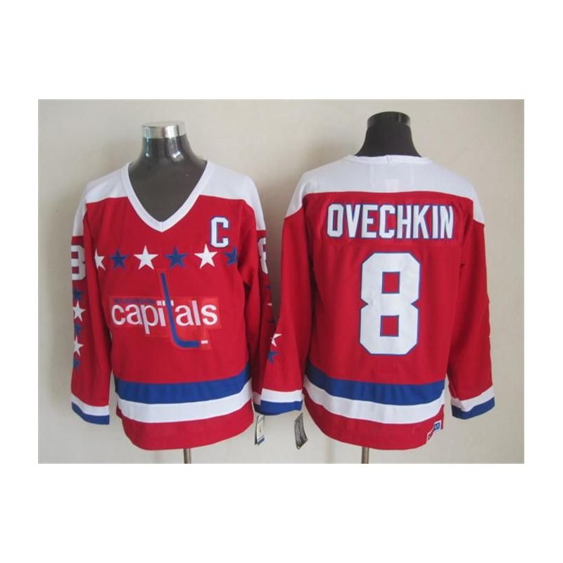 Cheap Alex Ovechkin Capitals Jersey From China Throwback #8