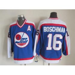 Cheap Laurie Boschman Jets Jersey From China Throwback #16