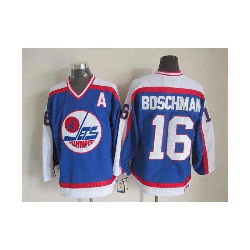 Cheap Laurie Boschman Jets Jersey From China Throwback #16