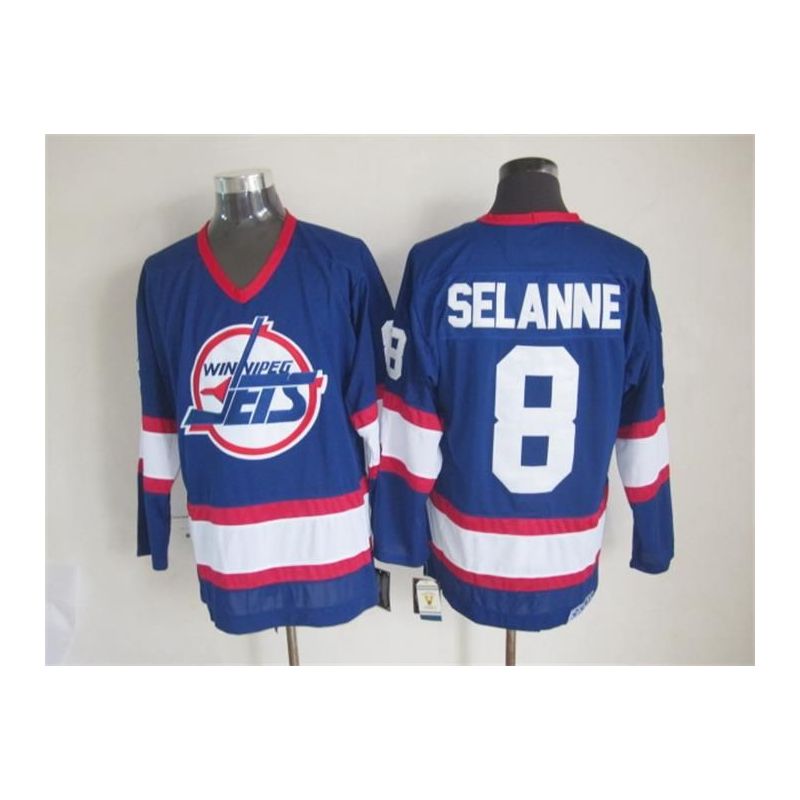 Cheap Teemu Selanne Jets Jersey From China Throwback #8