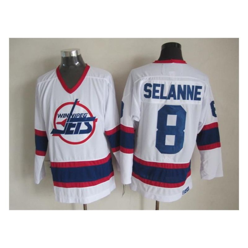 Cheap Teemu Selanne Jets Jersey From China Throwback #8