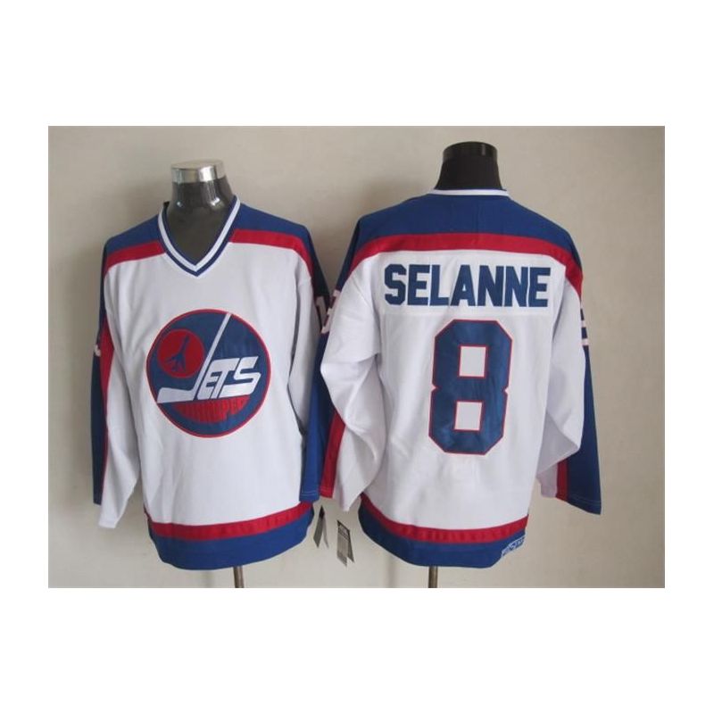 Cheap Teemu Selanne Jets Jersey From China Throwback #8