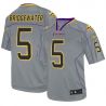 Cheap Teddy Bridgewater Vikings Youth Jersey From China #5 Grey Lights Out