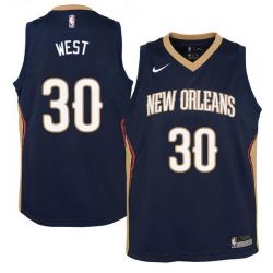 Cheap David West Norris Cole Pelicans Jersey From China #30