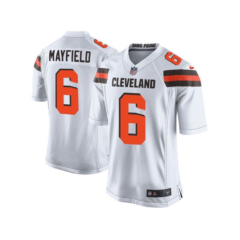 Cheap Baker Mayfield Browns Jersey From China 2018 Draft First Round Pick #6