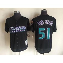 Cheap Randy Johnson Diamondbacks Jersey From China Black throwback #51