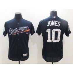 Cheap Chipper Jones Braves Jersey From China Blue 2017 Spring Training #10