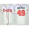 Cheap John Rocker Braves Jersey From China White throwback #49