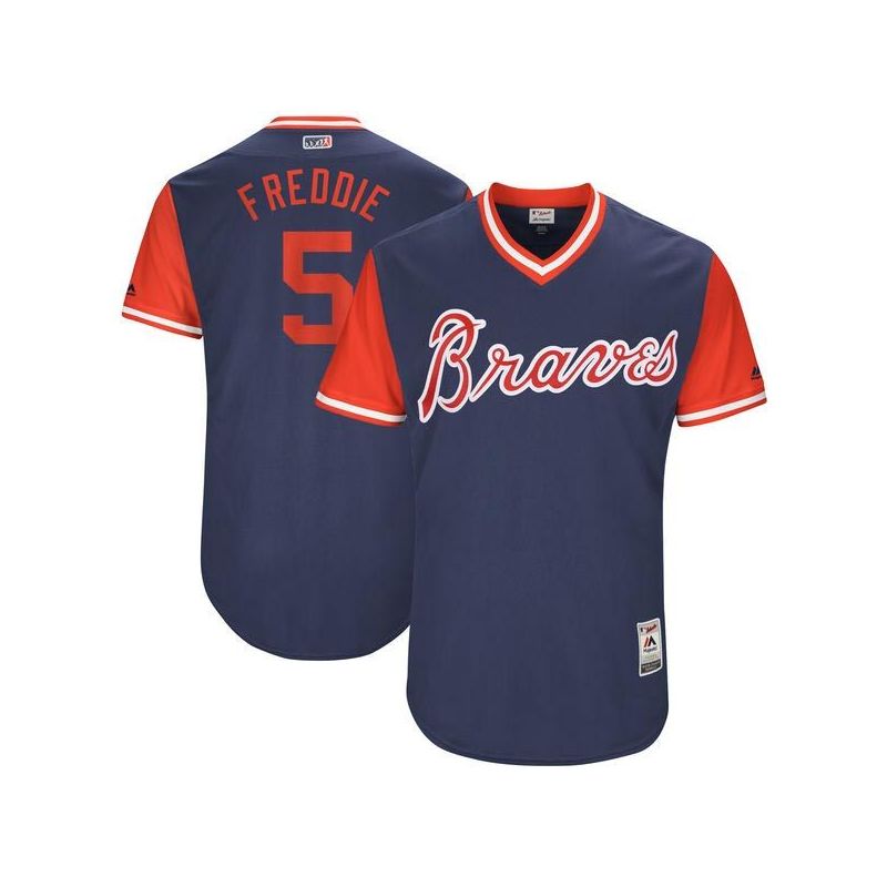 Cheap Freddie Freeman Nickname FREDDIE Braves Jersey From China Little League Weekend #5