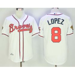 Cheap Justin Upton Braves Jersey From China White 1995 throwback #8