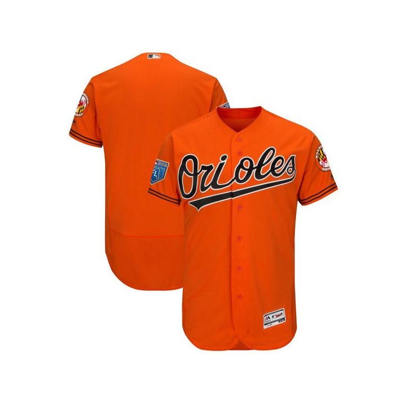 Cheap Baltimore Orioles Jersey From China Blank Orange Flex Base 2018 Spring Training