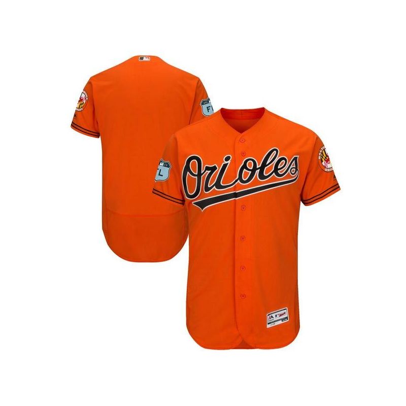 Cheap Baltimore Orioles Jersey From China Blank Orange 2017 Spring Training