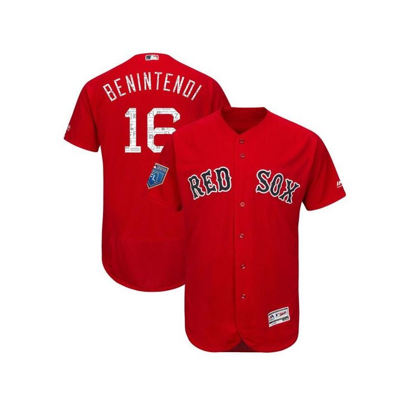 Cheap Andrew Benintendi Red Sox Jersey From China Red Flex Base 2018 Spring Training #16