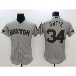 Cheap David Ortiz Red Sox Jersey From China Gray Memorial Day #34