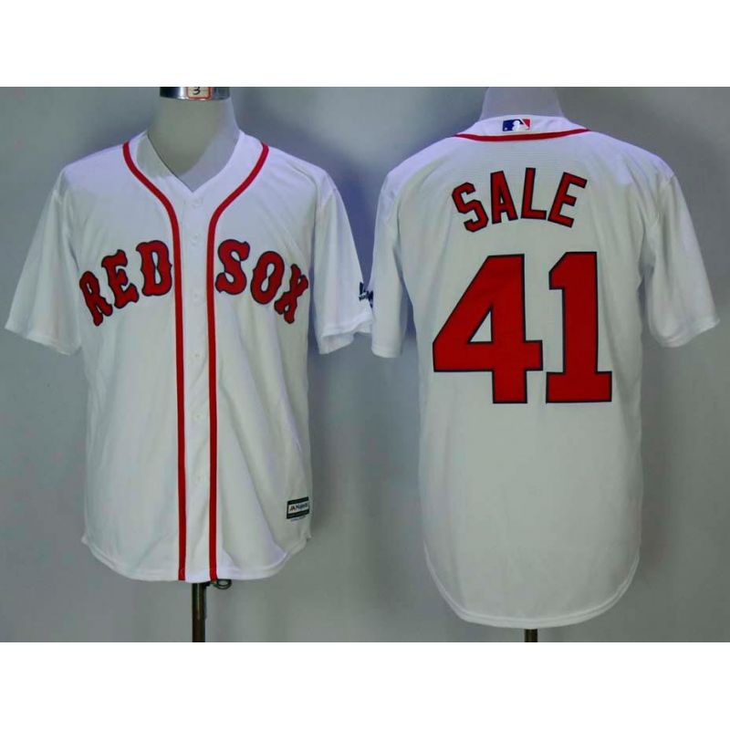 Cheap Chris Sale Red Sox Jersey From China White Cool Base #41