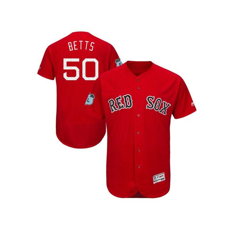 Cheap Mookie Betts Red Sox Jersey From China Red 2017 Spring Training #50