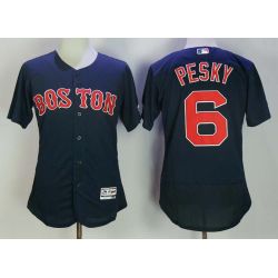 Cheap Johnny Pesky Red Sox Jersey From China Blue Flex Base #6