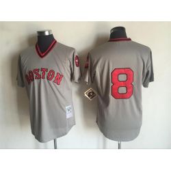 Cheap Carl Yastrzemski Red Jersey From China Sox Gray throwback #8