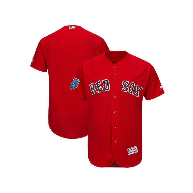 Cheap Boston Red Sox Jersey From China Blank Red Flex Base 2018 Spring Training