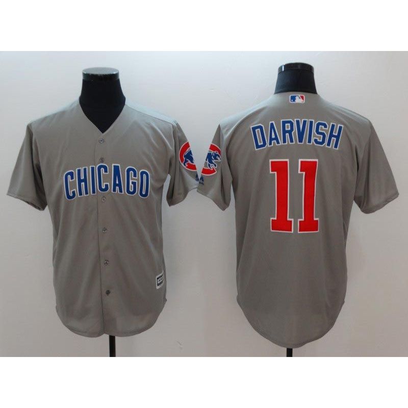 Cheap Yu Darvish Cubs Jersey From China Gray Cool Base #11