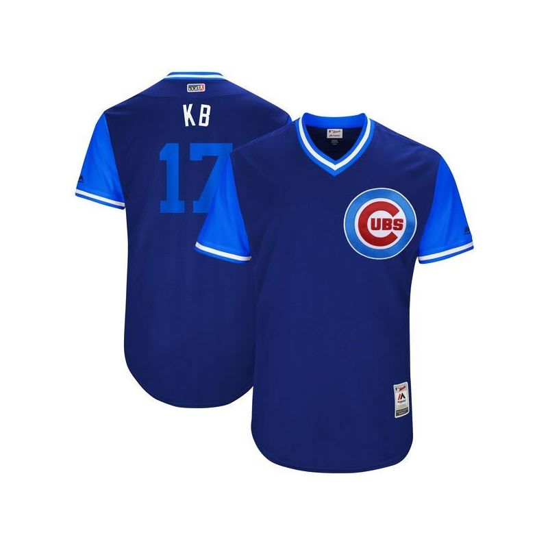 Cheap Kris Bryant Nickname KB Cubs Jersey From China Little League Weekend #17