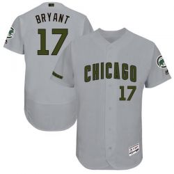 Cheap Kris Bryant Cubs Jersey From China Gray Memorial Day #17