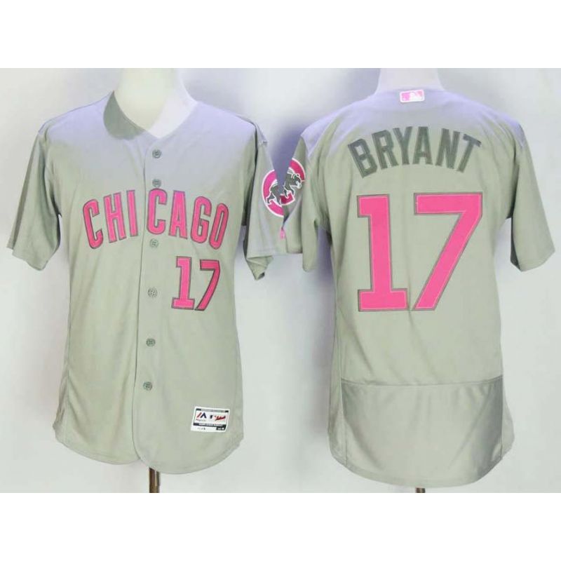 Cheap Kris Bryant Cubs Jersey From China Gray Mothers Day #17