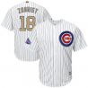 Cheap Ben Zobrist Cubs Jersey From China White Gold Program for World Series Champions Cool Base #18