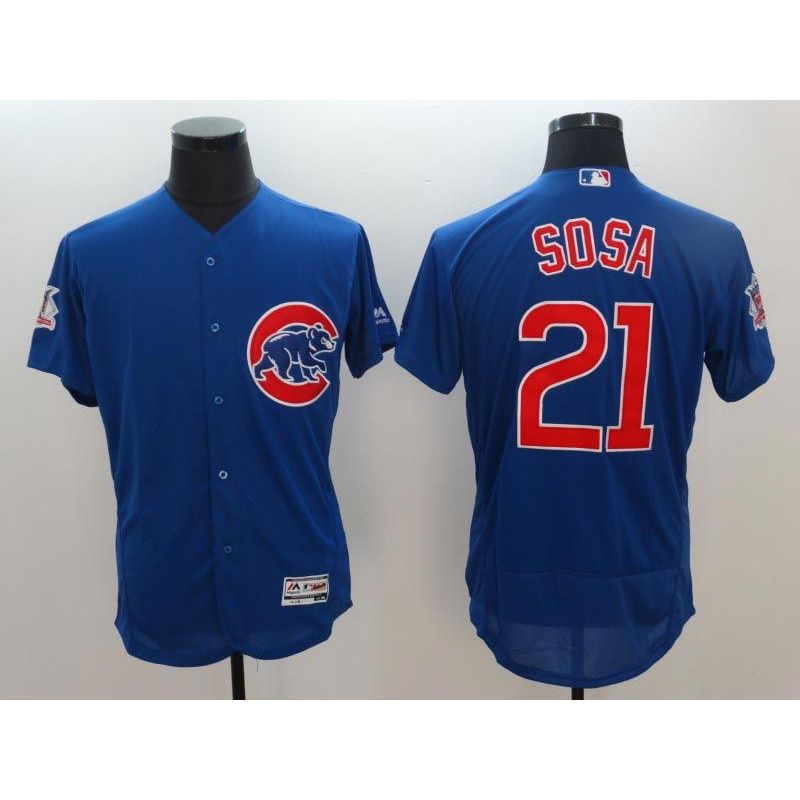 Cheap Sammy Sosa Cubs Jersey From China Blue Flex Base #21 Cheap Sammy Sosa Cubs Jersey From China Blue Flex Base #21