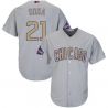 Cheap Sammy Sosa Cubs Jersey From China Grey Gold Program for World Series Champions Cool Base #21