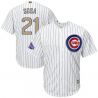 Cheap Sammy Sosa Cubs Jersey From China White Gold Program for World Series Champions Cool Base #21