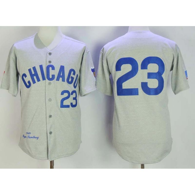 Cheap Ryne Sandberg Cubs Jersey From China HEMP Grey 1969 throwback #23 Cheap Ryne Sandberg Cubs Jersey From China HEMP Grey 1969 throwback #23