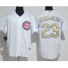 Cheap Ryne Sandberg Cubs Jersey From China White Gold Program for World Series Champions Cool Base #23