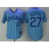 Cheap Addison Russell Cubs Jersey From China Blue turn back the clock #27