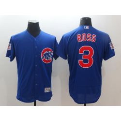 Cheap David Ross Cubs Jersey From China Blue Flex Base #3