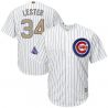 Cheap Jon Lester Cubs Jersey From China White Gold Program for World Series Champions Cool Base #34