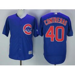 Cheap Willson Contreras Cubs Jersey From China Blue Cool Base #40